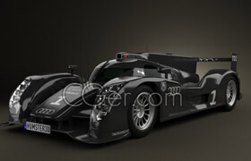 Hum3d - Audi R18 TDI 2011 - Vray - 3D Model