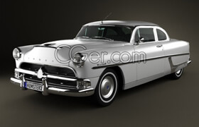 Hum3d - Hudson Hornet 2-door 1954 - Vray - 3D Model [3ds-c4d-fbx-lwo-max-obj-mb]