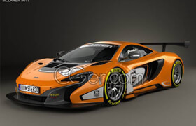 Hum3d - McLaren 650S GT3 2015 [3ds-c4d-fbx-lwo-max-obj]