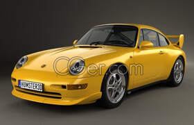 Hum3d - Porsche 911 Carrera Clubsport 1995 - Vray - 3D Model [3ds-c4d-fbx-lwo-max-obj-mb]