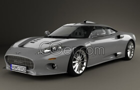 Hum3d - Spyker C8 Aileron 2008 - Vray - 3D Model [3ds-c4d-fbx-lwo-max-obj-mb]