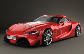 Hum3d - Toyota FT-1 2014 - Vray - 3D Model [3ds-c4d-fbx-lwo-max-obj-mb]