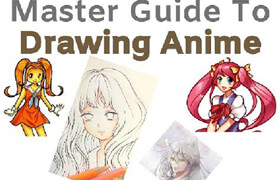 Master Guide for How to Drawing Anime- How to Draw Anime Original Characters Step By Step - book