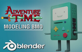 Skillshare - Blender 2.82 Create A 3D Model Of BMO From Adventure Time In Blender by Dino Bandzovic