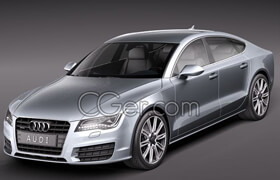 Squir - Audi A7 Sportback 3.0 TDI quattro '2010 - 3D Model [max]