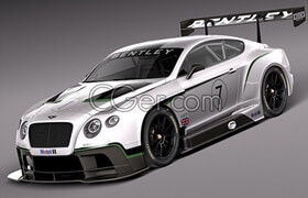 Squir - Bentley Continental GT3 2014 Race Car [3ds-c4d-fbx-lwo-max-obj]
