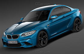 Squir - BMW M2 Coupe 2016 [3ds-c4d-fbx-lwo-max-obj]