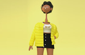 Crehana - Creacion de Personaje y Ropa en Marvelous y Cinema 4D