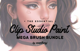 Gumroad - Clip Studio Paint Brushes - MEGA BUNDLE ( ericanthonyj )