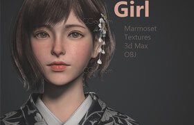 Kimono Girl - 3D Model By Gyu Bin Yun - 3dmodel