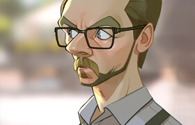 Xiding art - Simon Pegg