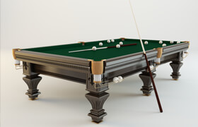 Pool table for Russian billiards «Hardy» (mahogany)
