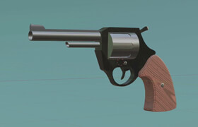 Blender For Game Development - Create A Revolver Gun With Blender