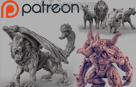 Duncan Louca - Patreon - March 2019 - Stl - 3d Print - Miniature