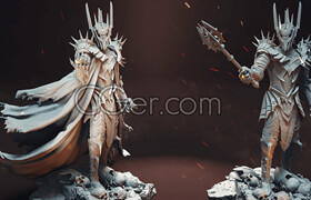 Gambody - Sauron Lotr - The Lord of the Rings - 3d print model