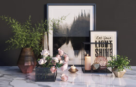 Modern decor set