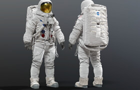 Cgtrader - SPACESUIT NASA APOLLO 11 - 3D model