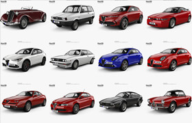 ​Hum3d cars Alfa-Romeo