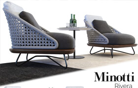 The Rivera Armchair / Minotti Rivera Armchair