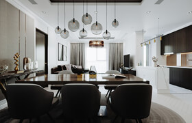 Livingroom corona 3dsmax model