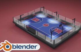 Skillshare - Create A Basketball Court With Blender