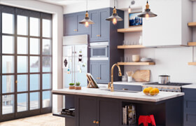 Architecture Inspirations - CONTEMPORARY KITCHEN - 3dmodel