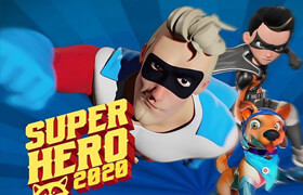 Art Heroes - Super Hero Challenge Base Meshes - 3dmodel