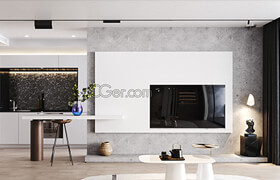 Corona Scene - Metro Apartment - 3dmodel