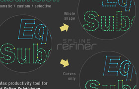 Spline Refiner - 3dsMax