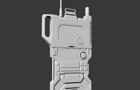 Military Radio - Hard Surface Modeling with Maya