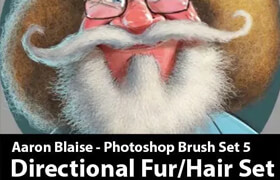 Aaron blaise - photoshop brush set 5 (Directional Fur Brushes)