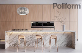 Kitchen Poliform Varenna Trail 2 (vray GGX, corona PBR)