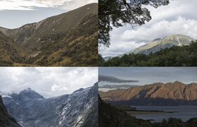 Photobash - New Zealand Mountains