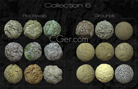 Real Displacement Textures collection 6   ​