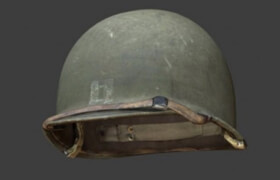 Sketchfab - WW2 Scanned Asset Pack - US Helmet - 3dmodel