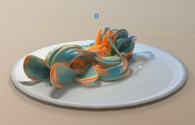 Artstation - Organic Plate of Off World Sushi Tutorial