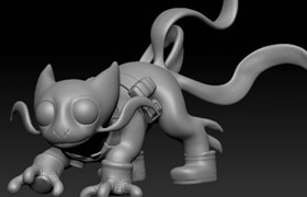 Artstation - Pet Cartoon Modeling - Master 3D Character Creation Zbrush