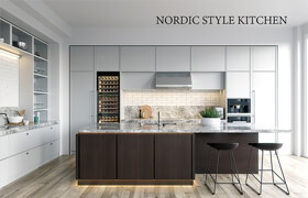 Kitchen NOLTE Carisma (vray GGX, corona PBR)