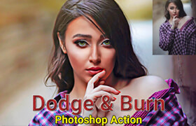 CreativeMarket - Dodge & Burn Photoshop Action By Studio Retouch