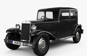 Hum3d - Lancia Augusta 1933 3D model