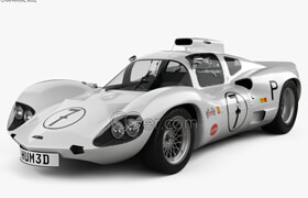 Chaparral 2D Race Car HQinterior 1966
