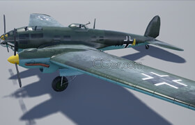 Cgtrader - WW2 models Plane Heinkel 111