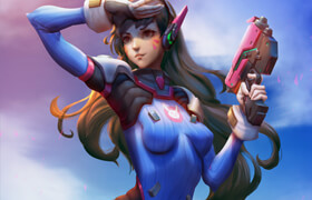 Gumroad - Yu Cheng Hong - D.VA Fan Art