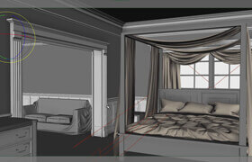 Simply Maya - Interiors and Furniture Vol 1 & 2 - Modeling & Cloth