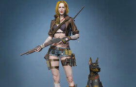 Udemy - Girl and the Dog Creation in Zbrush for Intermediate Level - Nikolay
