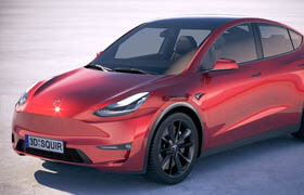 3d squir - Tesla Model Y 2021