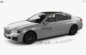 Hum3d - BMW 7 Series Le 2020 3d model