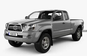 Hum3d - Toyota Tacoma Access Cab 2011 3D model