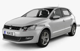 Hum3d - Volkswagen Polo 5 door 2010 3D model