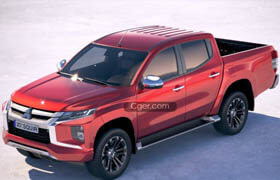 Squir - Mitsubishi L200 Crew Cab 2019 3D Car model